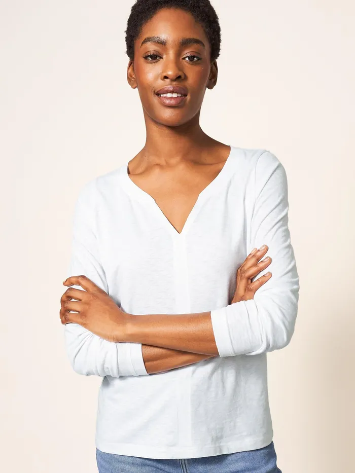 Women White Stuff Clothing Nelly LS Tee