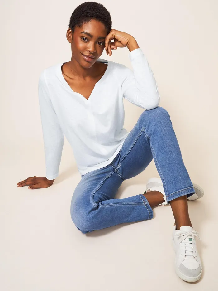 Women White Stuff Clothing Nelly LS Tee