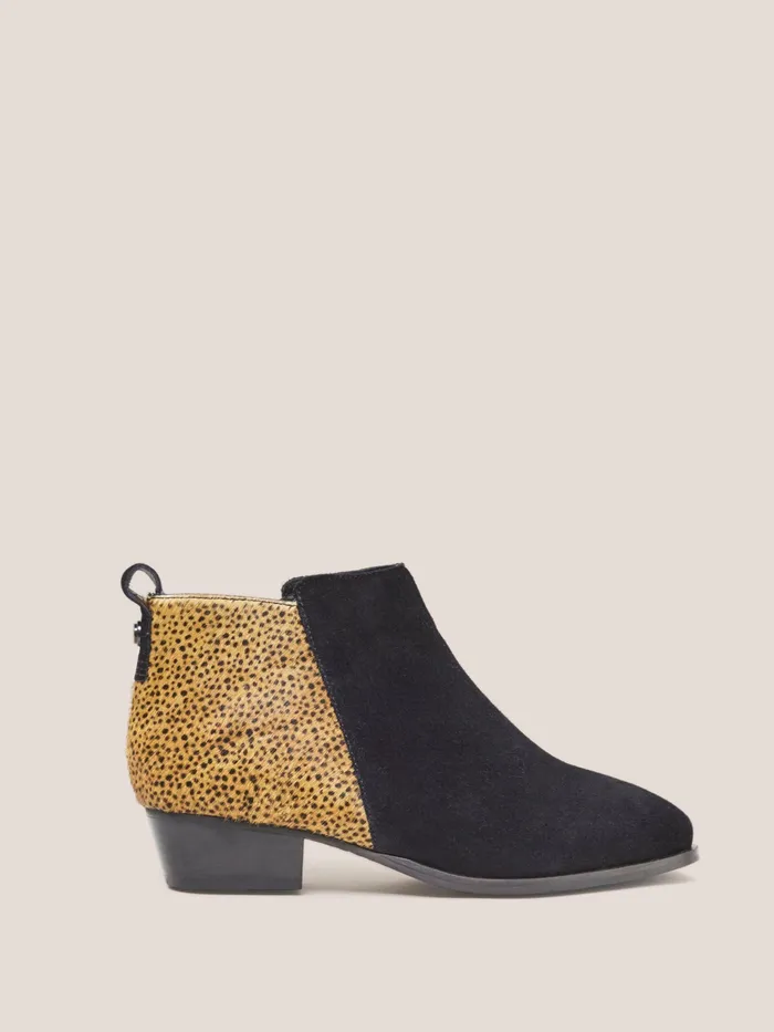 Women White Stuff Footwear Willow Suede Pony Ankle Boot