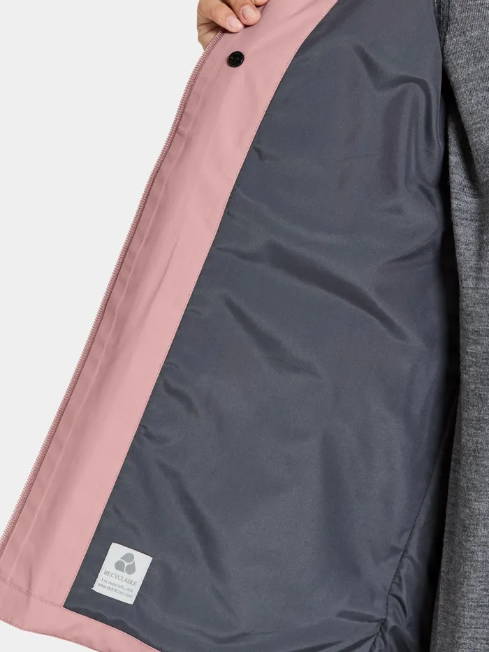 Women Wide Jacket Oyster Lilac Didriksons Spring Jackets