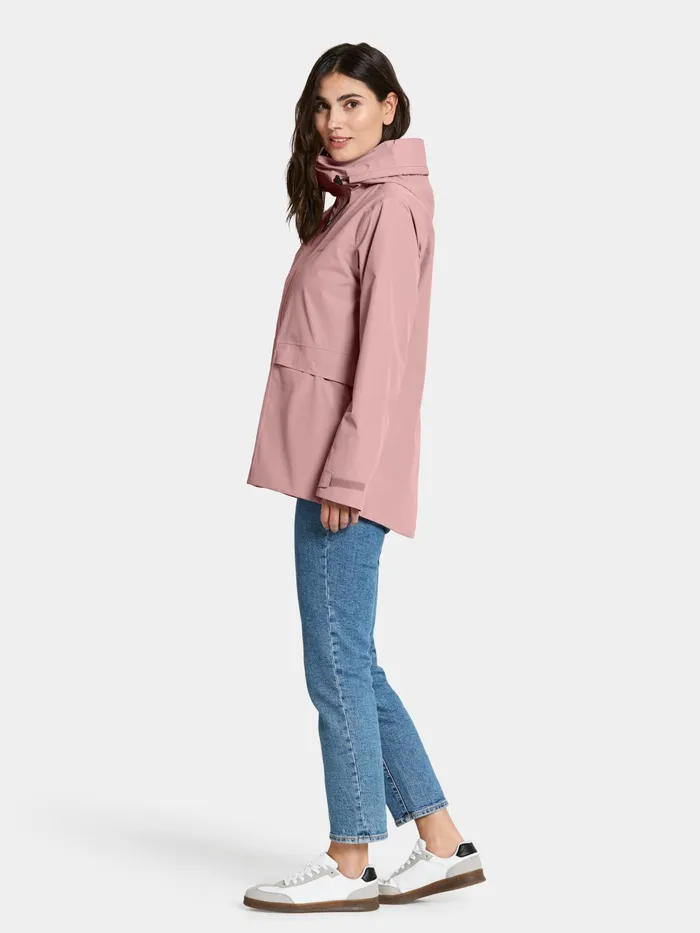 Women Wide Jacket Oyster Lilac Didriksons Spring Jackets