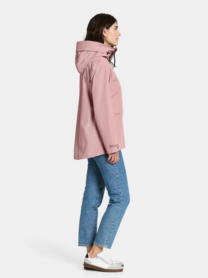 Women Wide Jacket Oyster Lilac Didriksons Spring Jackets