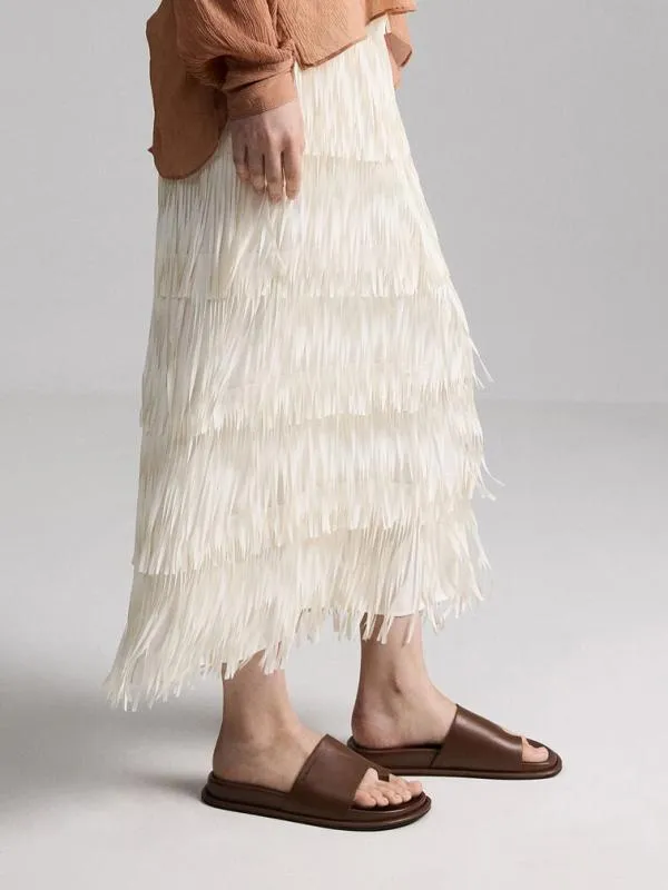 Women WideStrap ToeRing Sandals 8211 Brown CHARLES and KEITH Sandals