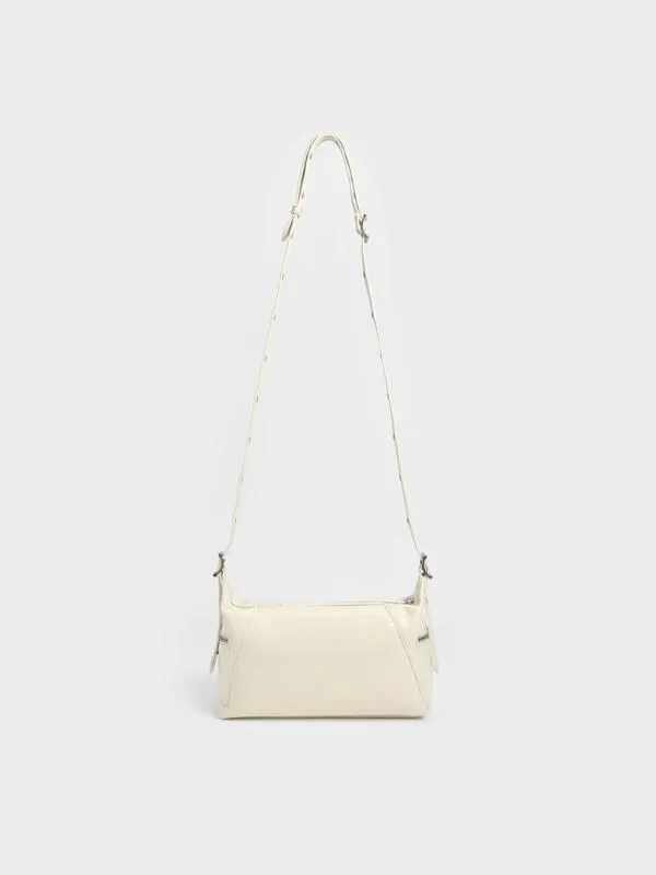 Women Xylia Shoulder Bag 8211 Cream CHARLES and KEITH Hobo Bags
