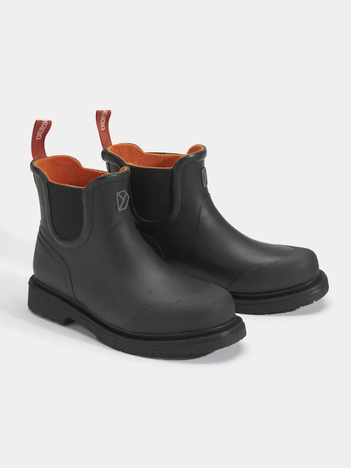 WomenYouth Vinga Rubber Boots Black Didriksons Rubber Boots