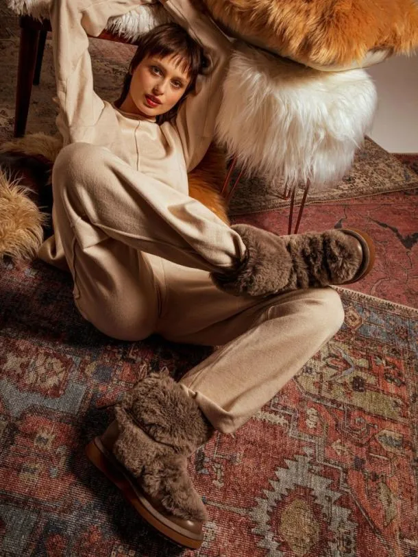Women ZEVA Stone Clergerie Ankle Boots