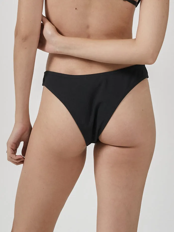 Womens Adira Bikini Bottom Black Thrills Swim