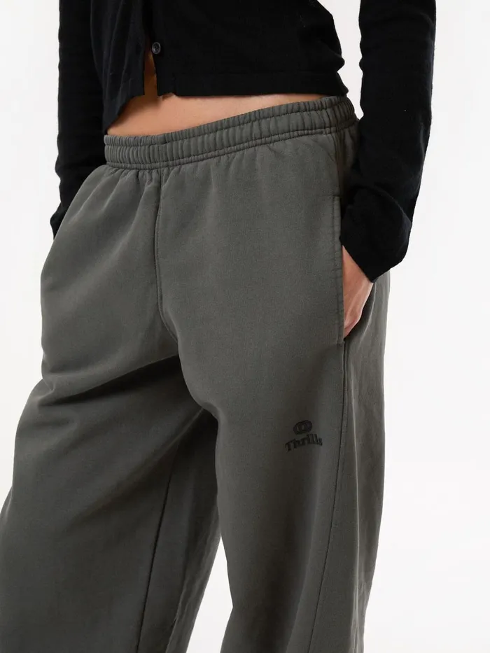 Womens Arts And Industrial Track Pant Merch Black Thrills Pants