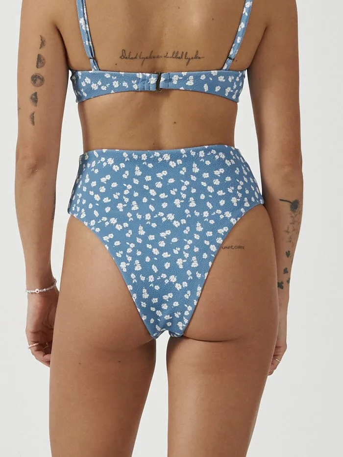 Womens Aster High Cut Bikini Bottom Powder Blue Thrills Swim