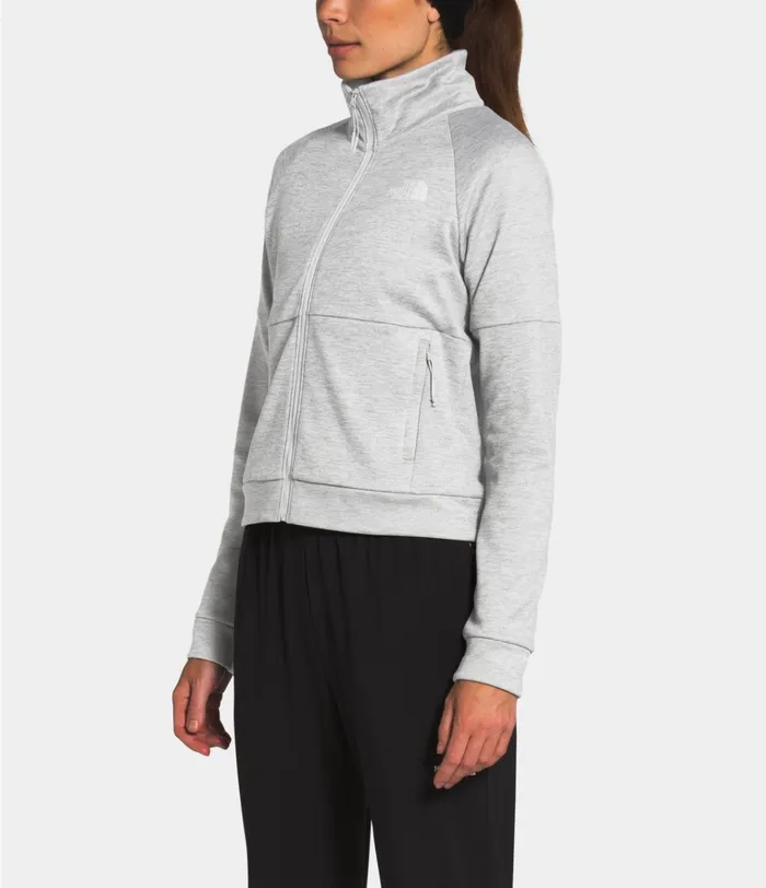 Womens AT Fleece Full Zip Tnf Light Grey Heather The North Face Fleece
