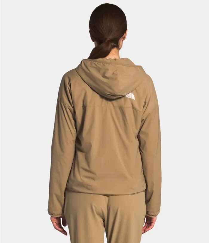 Womens AT Insulated Pullover Moab Khaki The North Face Hoodies and Sweatshirts
