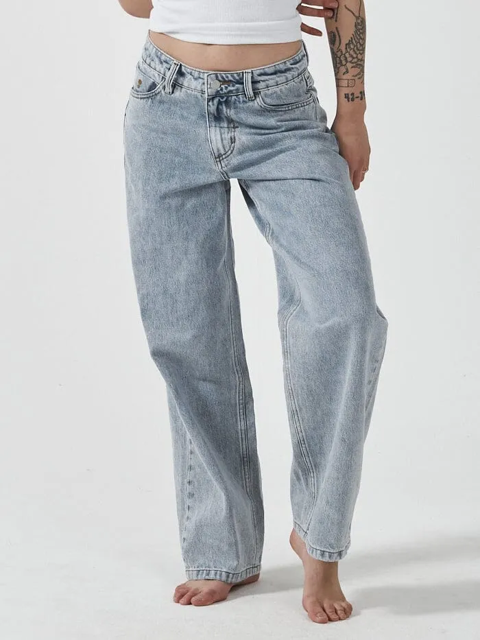 Womens Billie Low Baggie Jean Garage Blue Thrills Denim