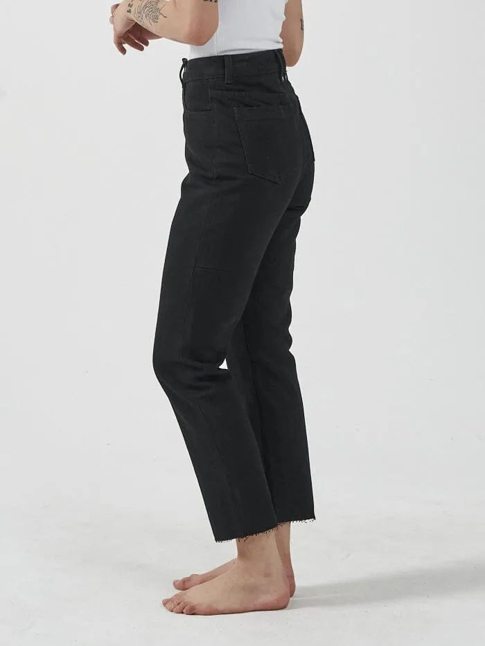 Womens Casey Slim Jean Black Rinse Thrills High Waisted Jeans