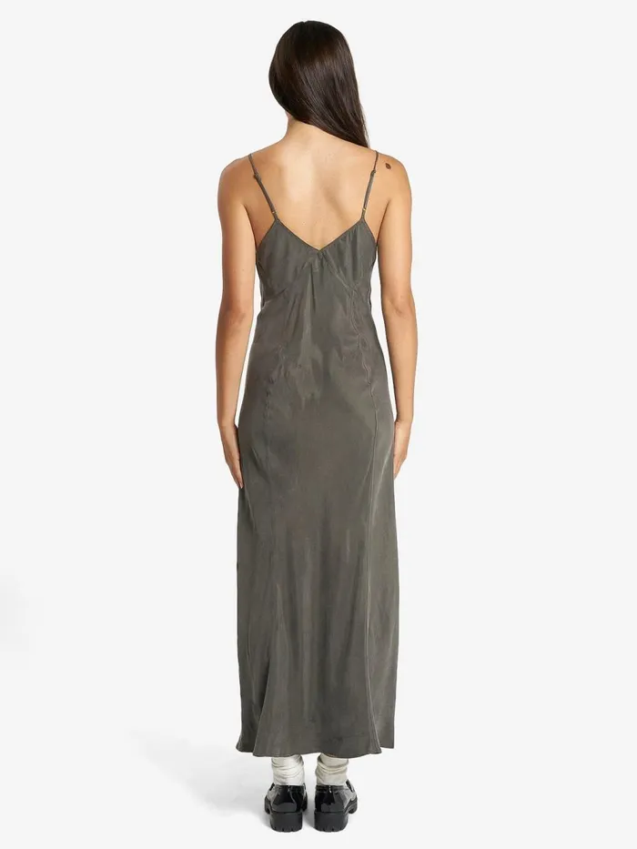 Womens Chelsea Full Length Slip Dress Truffle Thrills Dresses