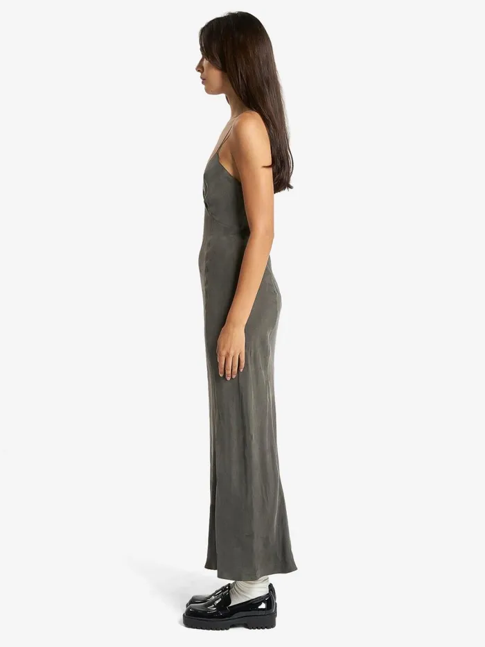 Womens Chelsea Full Length Slip Dress Truffle Thrills Dresses