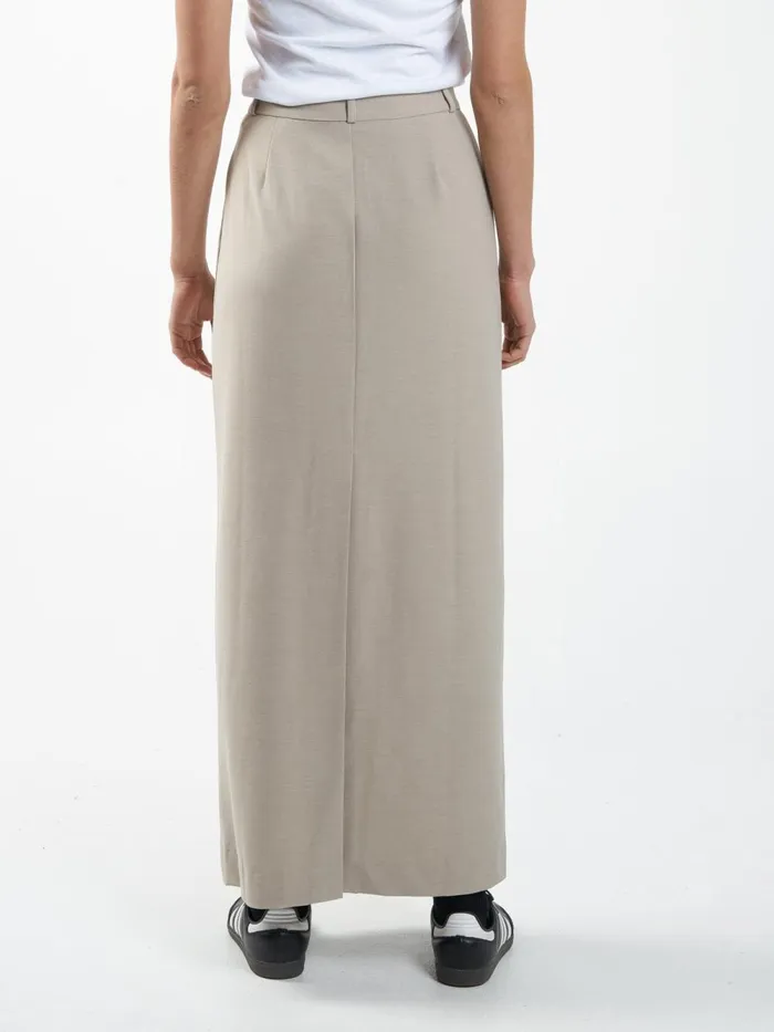 Womens Column Suiting Skirt Stone Thrills Skirts