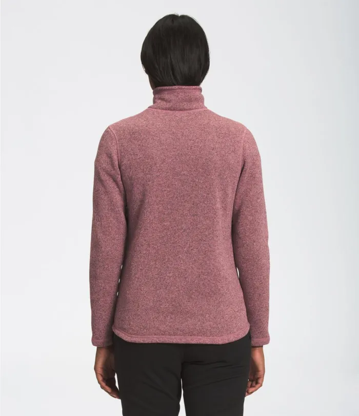 Womens Crescent Full Zip Mesa Rose Dark Heather The North Face Fleece