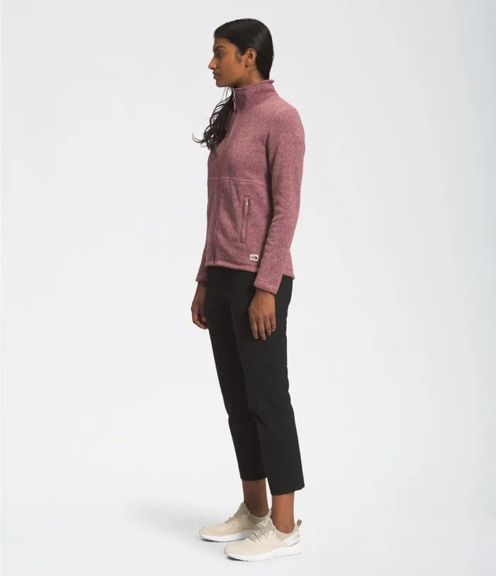 Womens Crescent Full Zip Mesa Rose Dark Heather The North Face Fleece