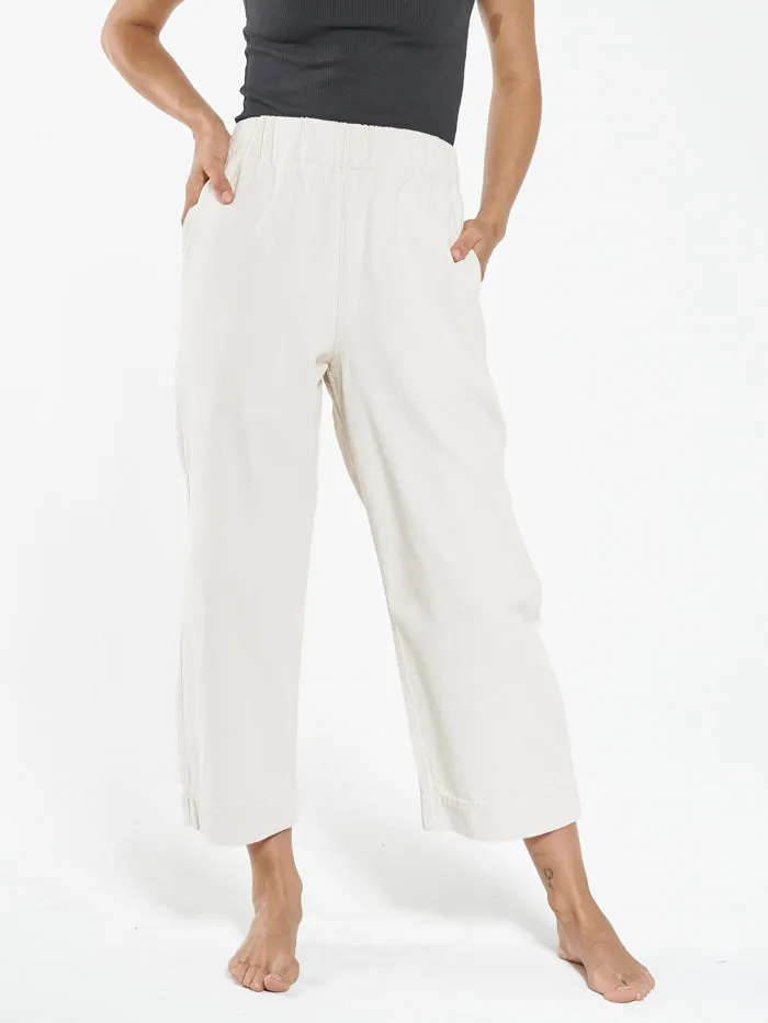 Womens Ease Utility Pant Unbleached Thrills Pants