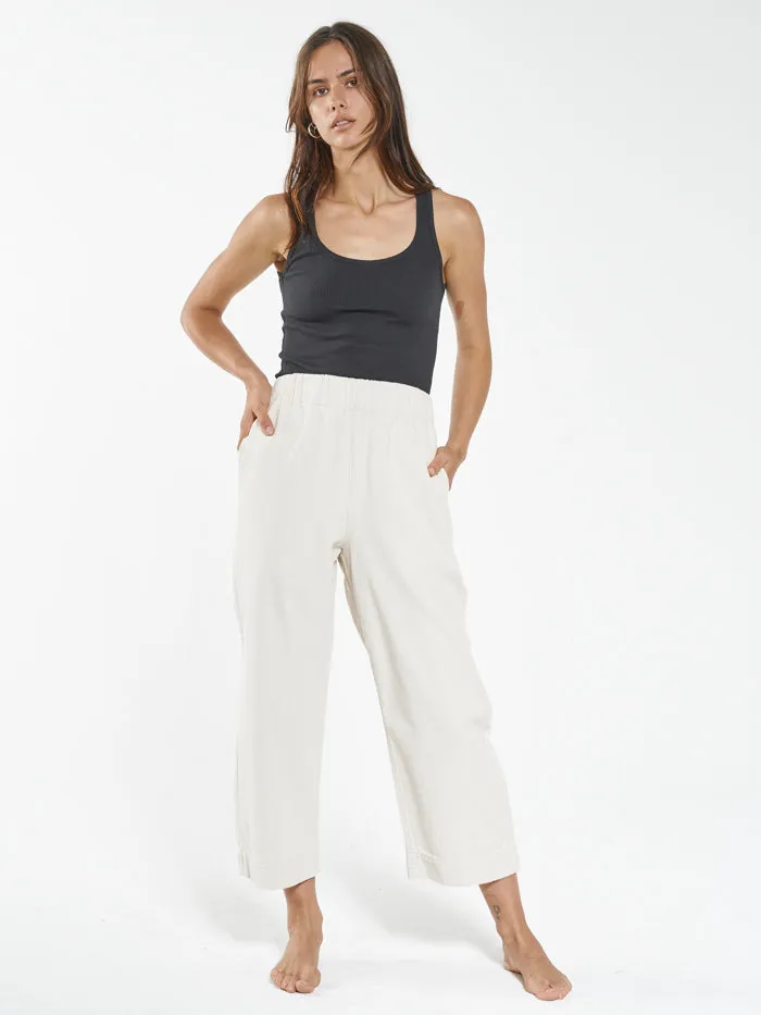 Womens Ease Utility Pant Unbleached Thrills Pants