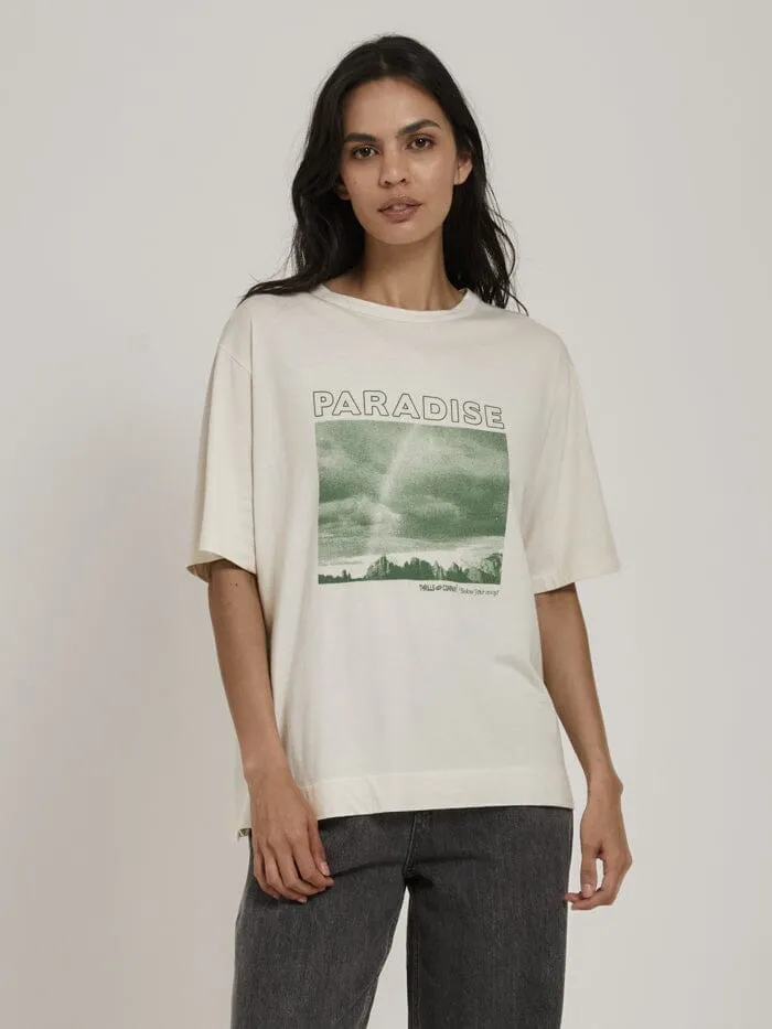 Womens End Of Mind Box Tee Tofu Thrills Tops and Tees