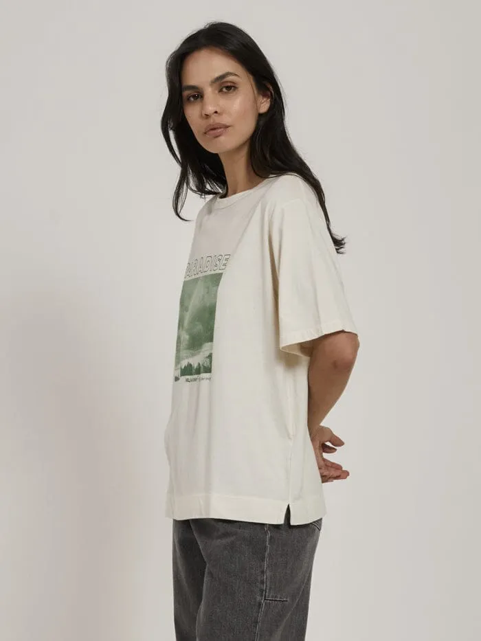 Womens End Of Mind Box Tee Tofu Thrills Tops and Tees