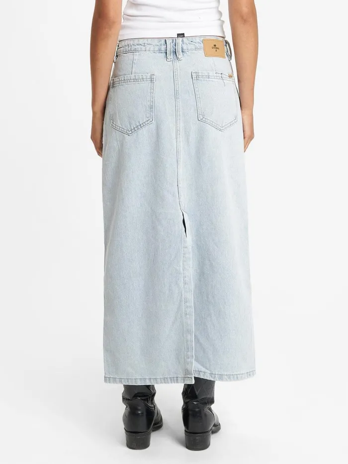 Womens Frankie Skirt Faded Dust Blue Thrills Skirts