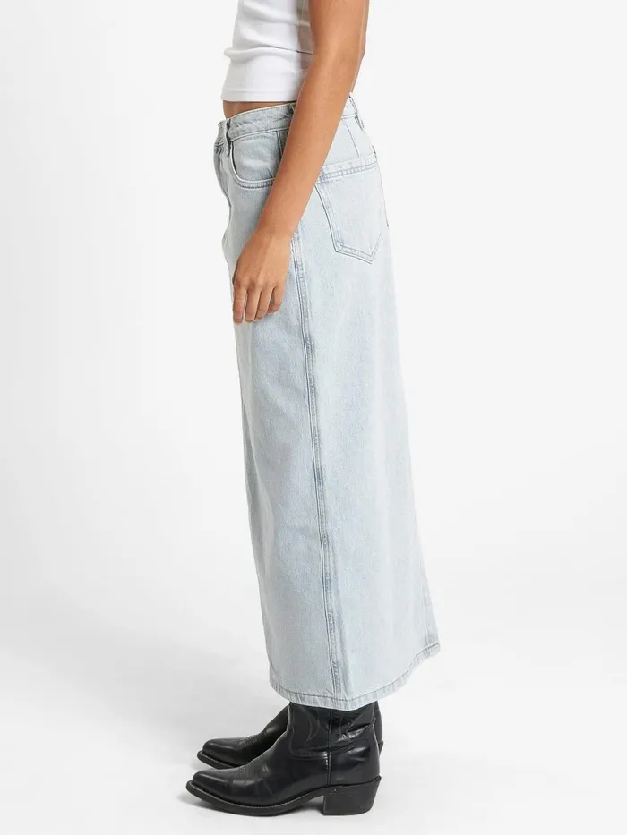 Womens Frankie Skirt Faded Dust Blue Thrills Skirts