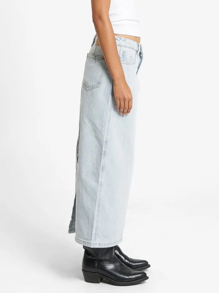 Womens Frankie Skirt Faded Dust Blue Thrills Skirts