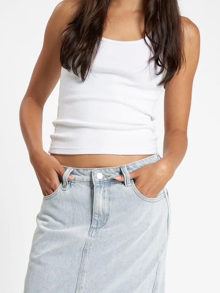 Womens Frankie Skirt Faded Dust Blue Thrills Skirts