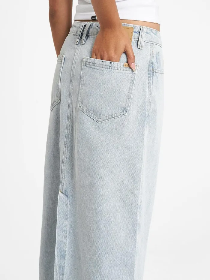 Womens Frankie Skirt Faded Dust Blue Thrills Skirts