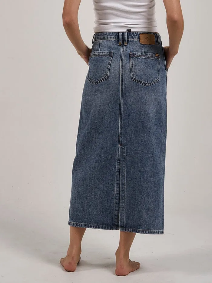 Womens Frankie Skirt Weathered Blue Thrills Skirts