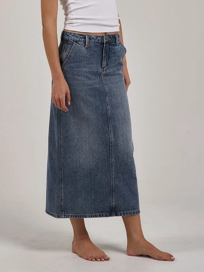 Womens Frankie Skirt Weathered Blue Thrills Skirts