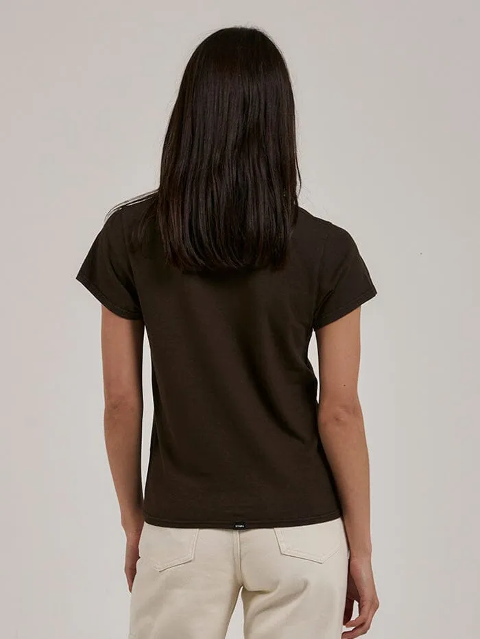 Womens Hemp Everyday Tee Tarmac Thrills Tops and Tees