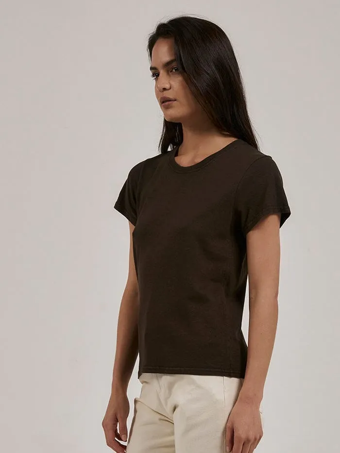 Womens Hemp Everyday Tee Tarmac Thrills Tops and Tees
