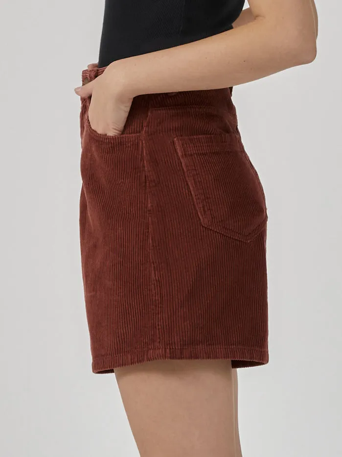 Womens Koko Cord Short Burnt Henna Thrills Shorts
