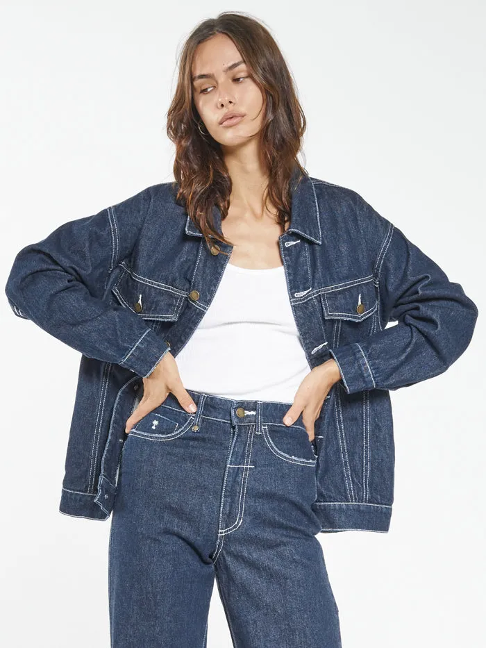 Womens Madi Jacket Indigo Rinse Thrills Denim