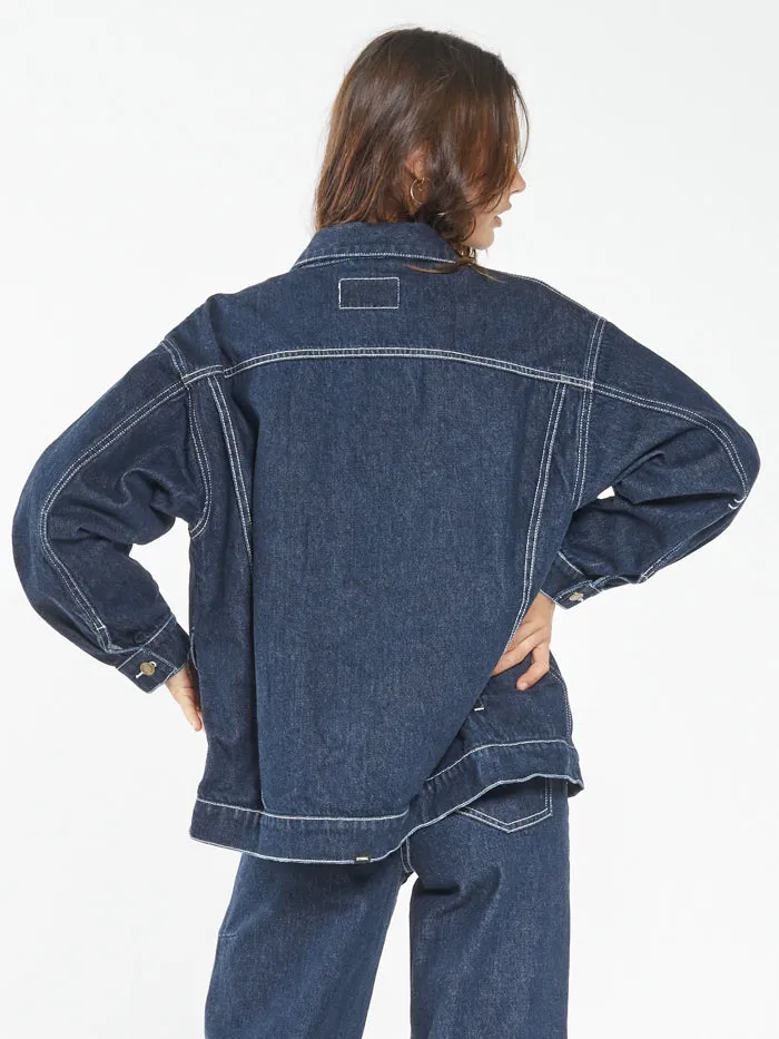 Womens Madi Jacket Indigo Rinse Thrills Denim