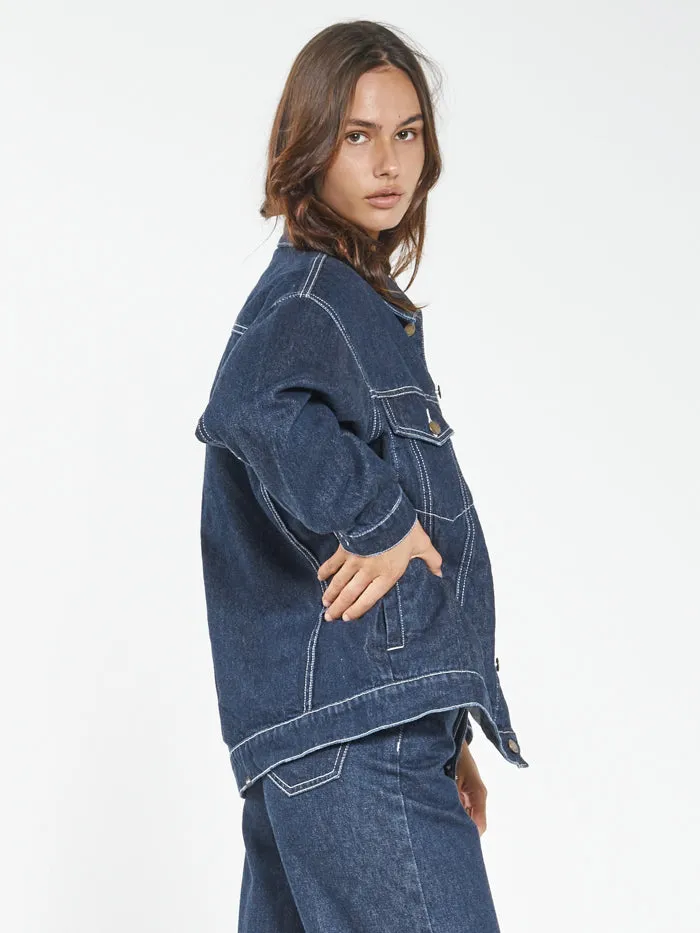 Womens Madi Jacket Indigo Rinse Thrills Denim