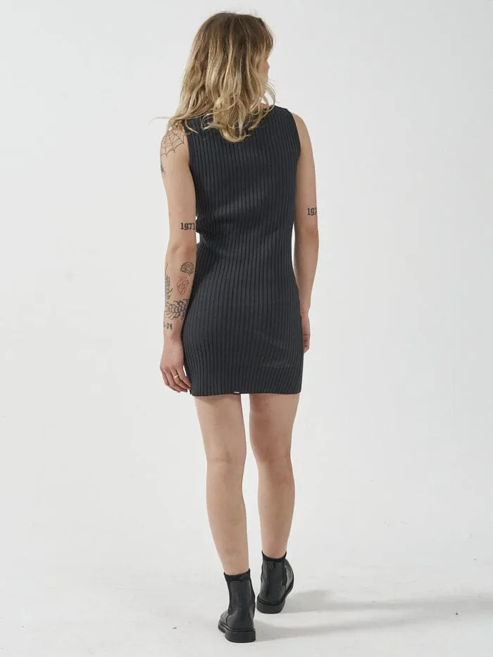 Womens Maya Knit Dress Black Thrills Dresses