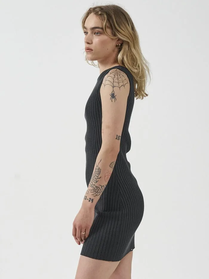 Womens Maya Knit Dress Black Thrills Dresses