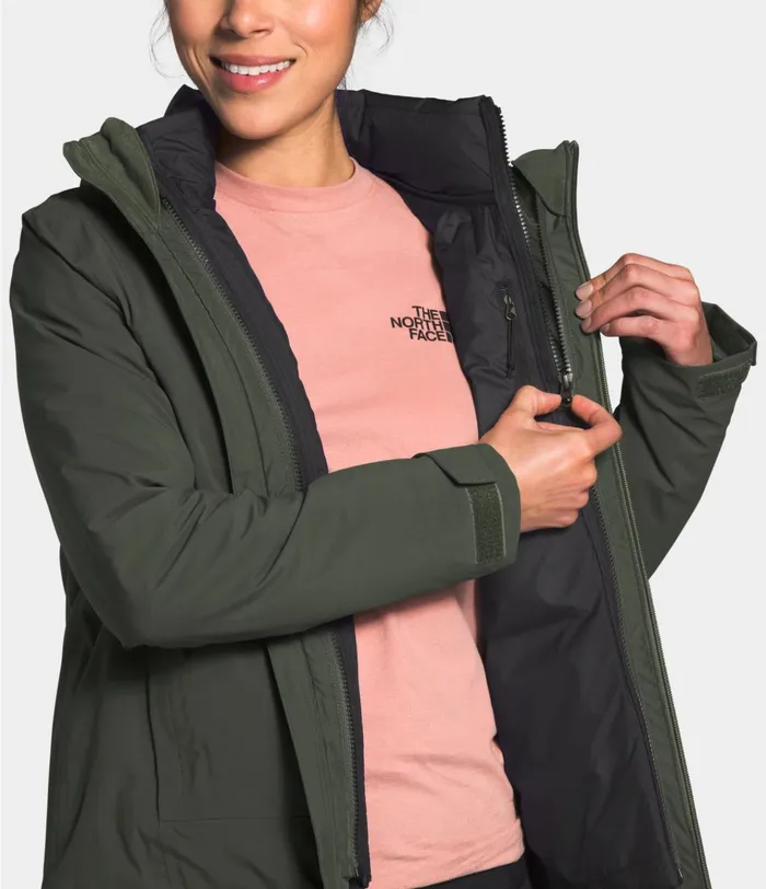 Womens Mountain Light FUTURELIGHT Triclimate Jacket New Taupe Greentnf Black The North Face 3In1