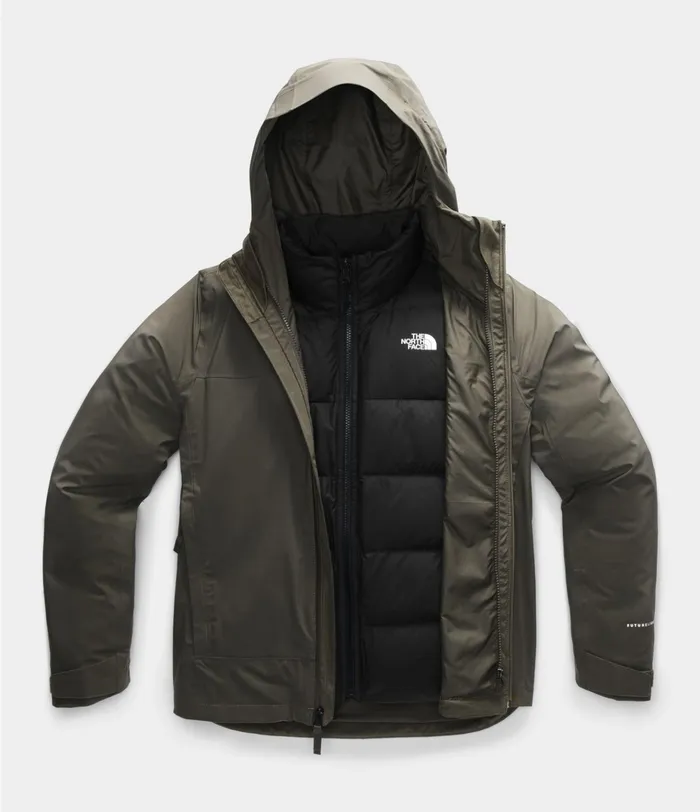 Womens Mountain Light FUTURELIGHT Triclimate Jacket New Taupe Greentnf Black The North Face 3In1