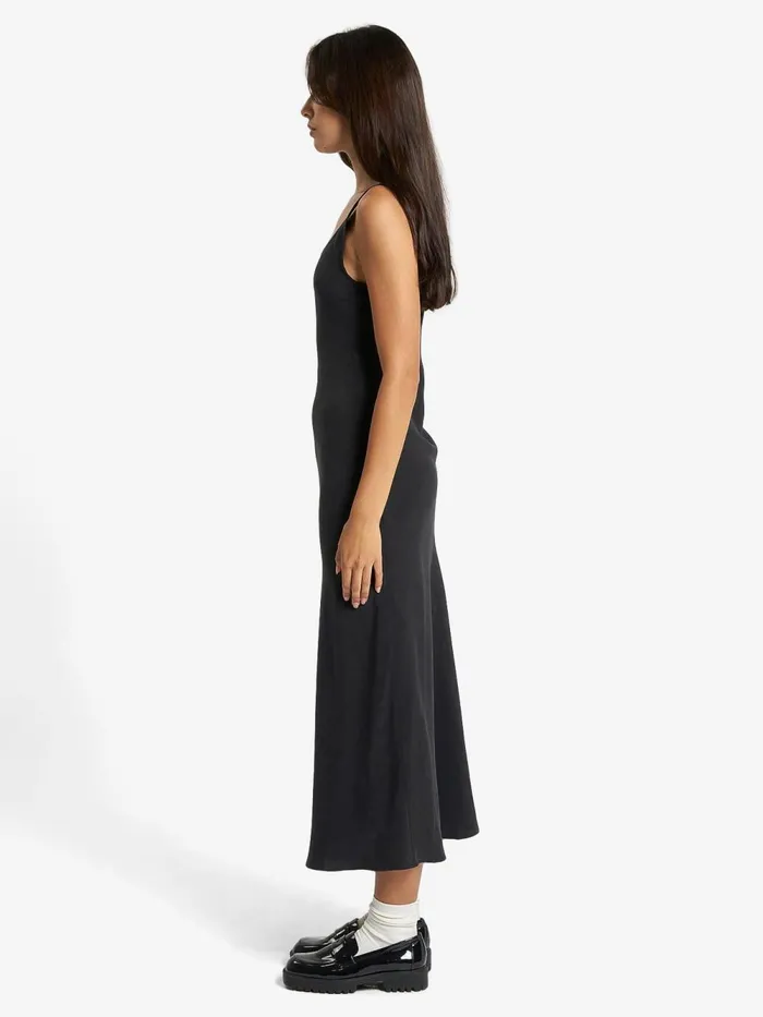 Womens Nerissa Slip Dress Antique Black Thrills Dresses