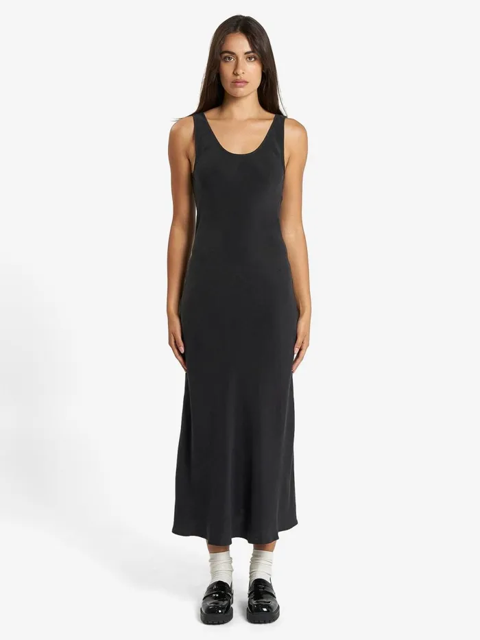 Womens Nerissa Slip Dress Antique Black Thrills Dresses