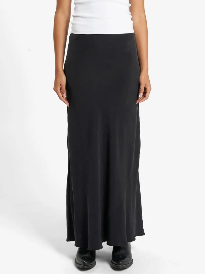 Womens Nerissa Slip Skirt Antique Black Thrills Skirts