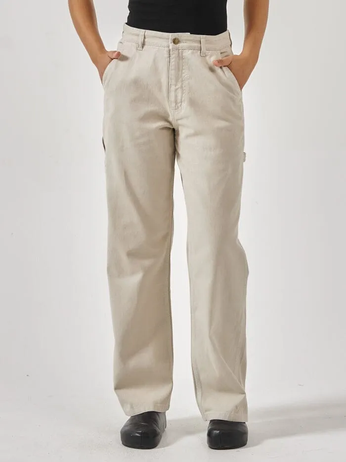 Womens Painter Pant Oatmeal Thrills Pants
