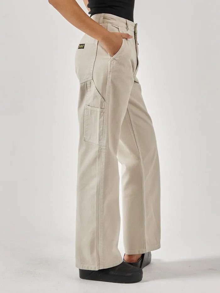 Womens Painter Pant Oatmeal Thrills Pants
