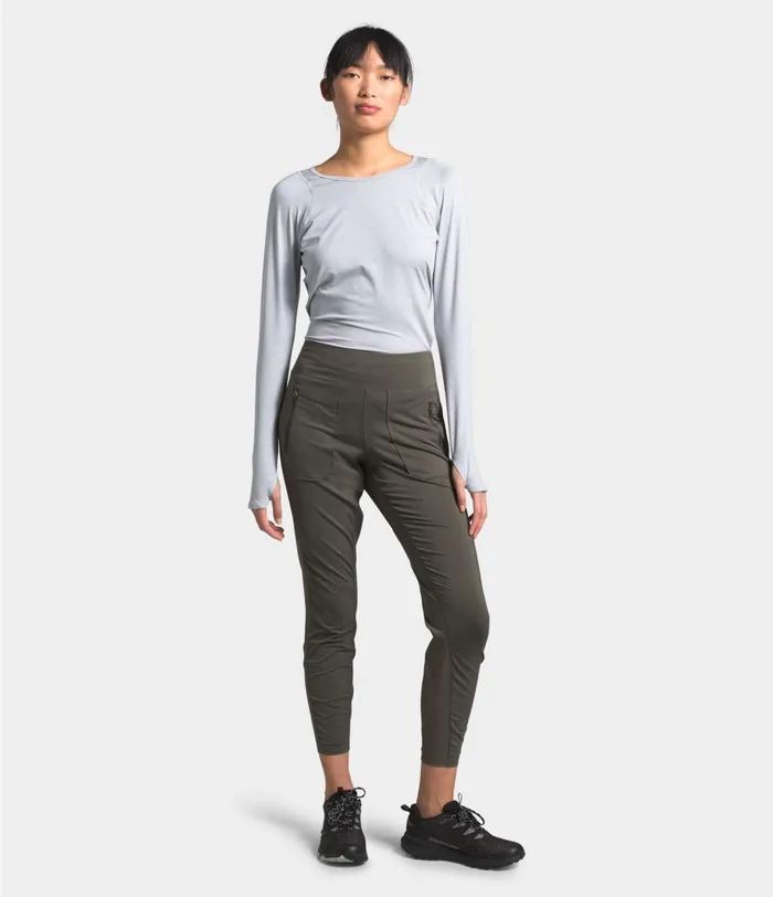 Womens Paramount Hybrid HighRise Tight New Taupe The North Face Active Bottoms Womens Paramount Hybrid HighRise Tight New Taupe The North Face Active Bottoms