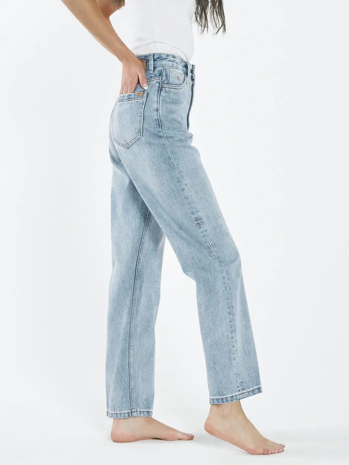 Womens Pulp Jean Dust Blue Thrills High Waisted Jeans